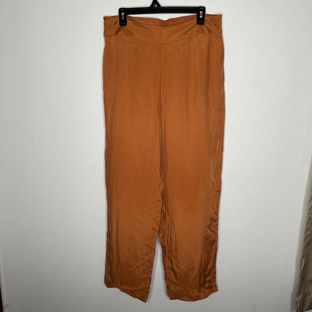 Soft Surroundings Via Serravale‎ Pants Burnt Orange Sz M Burnt Orange